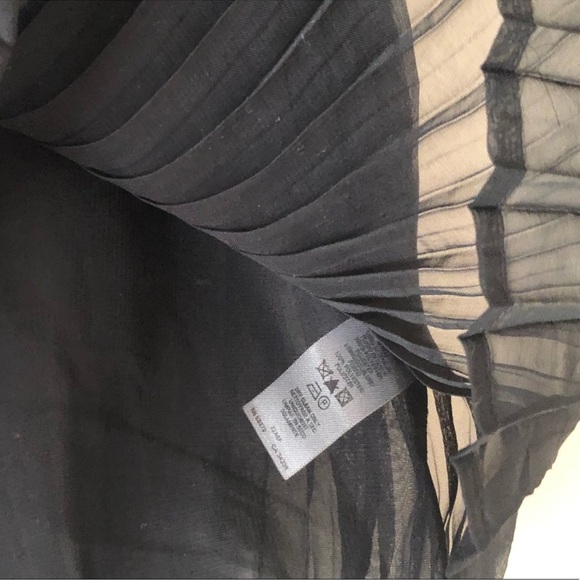 French Connection black sleeveless pleated top size 6 - Picture 9 of 16